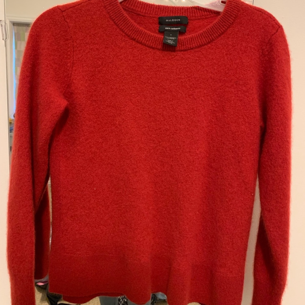 Red Cashmere Sweater